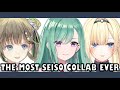 The Most Seiso Collab Ever 【Yakumo Beni, Hanabusa Lisa, Aizawa Ema | VSpo! ENG SUB】