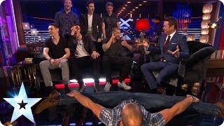 Stephen chats to finalists Collabro and Darcy Oake | Britain's Got Talent 2014