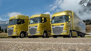 This is the new DAF truckrange - XF, XG and XG+