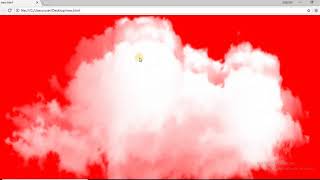 cloud animation using html and css