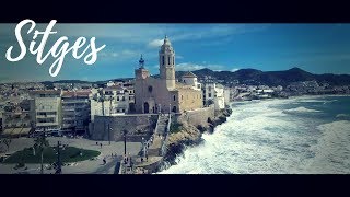 SITGES by drone VISIT SPAIN