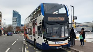 Onboard Stagecoach Bus 10478 (SN65 OBL) | ADLEnviro400MMC | Route 700