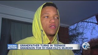 Teen suspect in custody in 91-year-old's murder