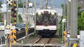 福島交通1000系 桜水駅到着 Fukushima Transportation 1000 series EMU