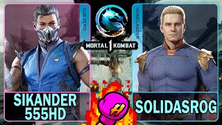 MK1 Sikander555HD (SUB-ZERO) VS Solidasrog (HOMELADER)🥊Mortal Kombat 1🥊4K 60ᶠᵖˢ