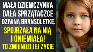 Mała dziewczynka dała sprzątaczce dziwną bransoletkę. Spojrzała na nią i oniemiała!