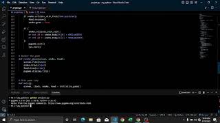 cs50p final project (simple snake game)