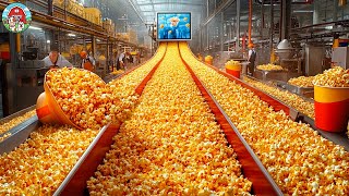 How Tons Of Popcorn is Made in Modern Factory | Popcorn Factory Process