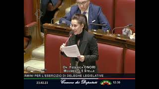 Federica Onori - M5S Camera - Intervento in Aula - 23/02/2023