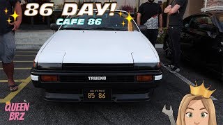 86 Day at Cafe 86 in Socal!