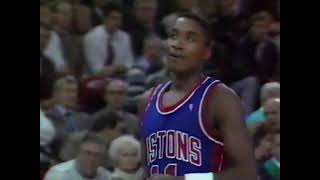 NBA Basketball (1989) Promo - TNT - Cleveland Vs Detroit