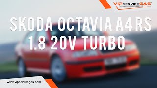 Гбо на Skoda Octavia A4 RS 1.8 20V Turbo. Газ на Шкода Октавия А4 Турбо. ГБО Stag Q-Box Plus.