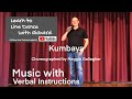 IMPROVER LINE DANCE LESSON 134 - Kumbaya - Part 2 - Music with verbal instruction