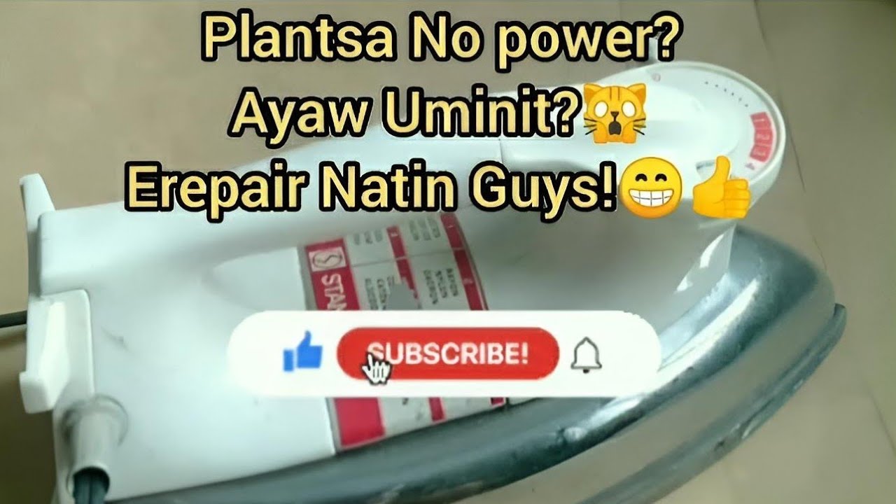 Plantsa Standard Electric Flat Iron Paano Ayusin Tutorial On How
