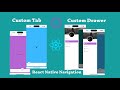 🔴 React Navigation navigationTutorial for beginners | Custom Tab and custom drawer Navigators
