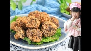 【炸香菇】吃一口就停不下来的炸香菇～外酥里嫩，比肉还好吃！