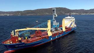 Crane arrival at the Port of Corner Brook