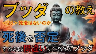 ＜19＞ 視聴者の皆さん、知っていますか・・・死後がないという誤解を解くブッダの智慧【ブッダの教え】