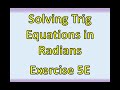 A2 Maths - Pure - Solving Trig Equations in Radians Mode