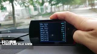 Test of P12 4.3” Head-Up Display  HUD Smart Digital Meter OBD2 Mode Brake Performance