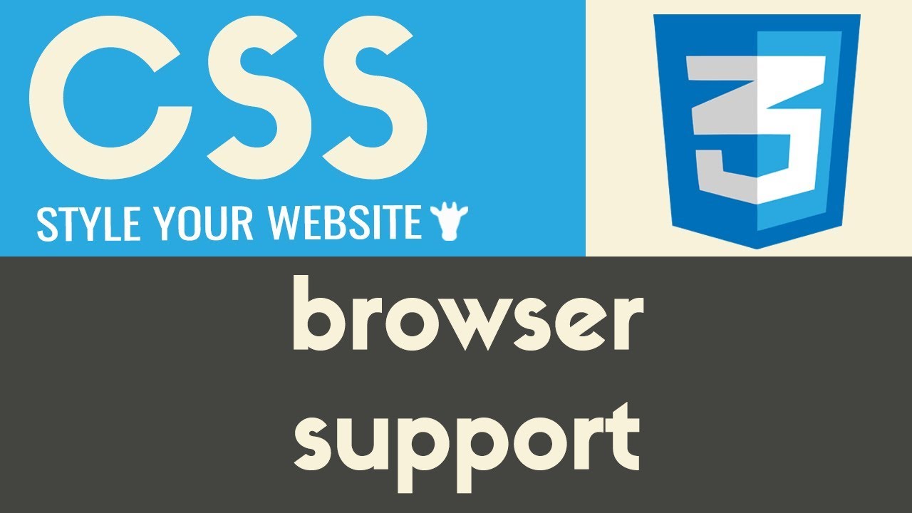 Browser Support | CSS | Tutorial 16 - YouTube