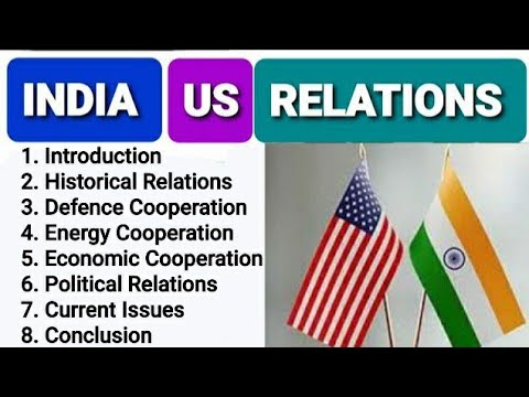 INDIA-US RELATIONS | Detailed Explanation | Very Important For #UPSC # ...