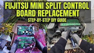 How To Replace Fujitsu Mini split PCB/Control board
