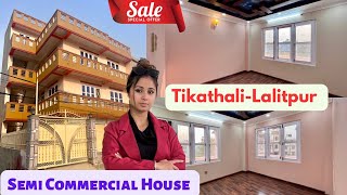 Brand New Semi Commercial House On Sale At Tikathali Lalitpur. Near By Bhatbhateni Super Market.