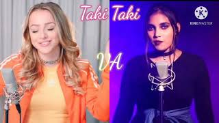 TAKI TAKI Cover by Aish vs Emma Heesters EnglishDJ Snake  Taki Taki ft Selena Gomez Ozuna Cardi.