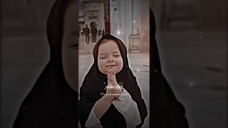 cute girl offers dua  to Allah Almighty 💖 || Allah Akbar || #shorts #islamic #ytshorts