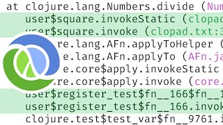 Clojure defpure news 📰 filter-stack-trace for test errors