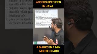 Access Specifier In Java | V2V CLASS | In Hindi