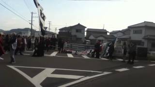 2013年 御坊市 吉田祭（4）差されるノボリ ①