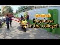 Taking The Hayabusa To The College | College Reaction |