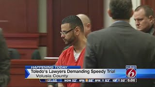 Luis Toledo's lawyers demand speedy trial