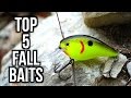 Top 5 Fall Bass Fishing Lures