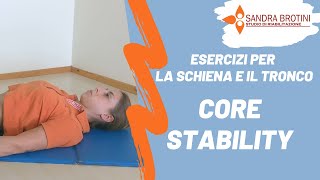 Core Stability: Esercizi di Stabilizzazione per la Schiena e il Tronco