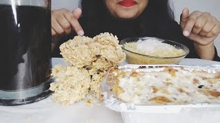 ASMR MUKBANG | CHEESY CREAMY PASTA, HOT WINGS, SPICY NOODLES [NO TALKING] EATING SHOW