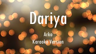 Dariya | Baar Baar Dekho | Arko | Karaoke With Lyrics | Only Guitra Chords...