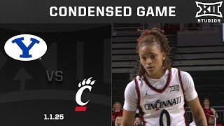 BYU vs. Cincinnati Condensed Game | 2024-25 Big 12 Women's Basketball