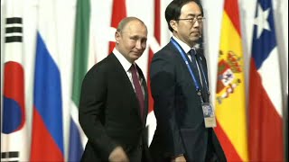 Vladimir Poutine arrive au sommet du G20 | AFP