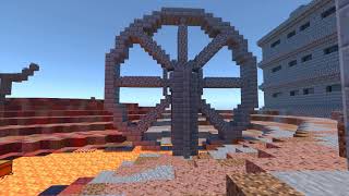 Minecraft RTX Ray Tracing Industrial Era Steampunk English City