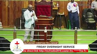 MCF: Friday Overnight Service 09-Sept 2022