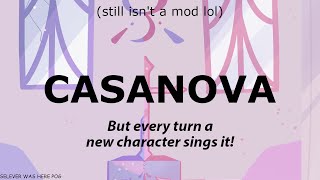 FNF - Casanova but every turn a new character sings it!