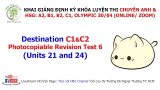 DESTINATION C1&C2 - PHOTOCOPIABLE REVISION TEST 6