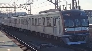 東京メトロ副都心線10000系10115F急行和光市駅行き元住吉駅通過(2023/1/7)