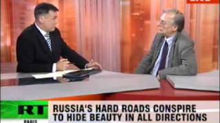 Disastrous condition of intercity roads in Russia - RT 082409