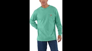 AMAZON::::::::::Carhartt Men's Loose Fit Heavyweight Long-Sleeve Pocket T-Shirt