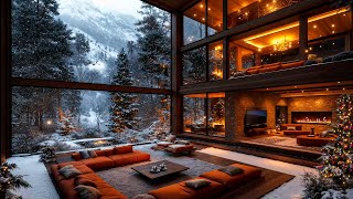 Relaxing Jazz Instrumental Music at Cozy Winter Ambience ❄️ Smooth Jazz Music for Stress Relief