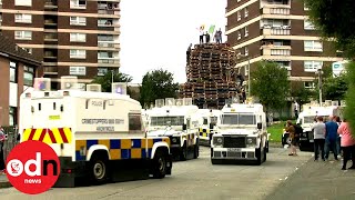 Belfast Bonfire Riot Forces Police to Retreat From Estate